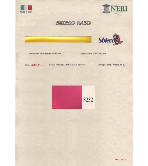 1220141-8232 SBIECO RASO VISCOSA mm14/4 100VI