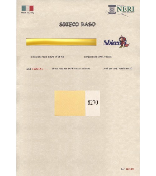 1220141-8270 SBIECO RASO VISCOSA mm14/4 100VI