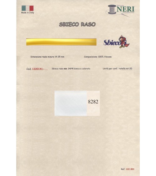 1220141-8282 SBIECO RASO VISCOSA mm14/4 100VI