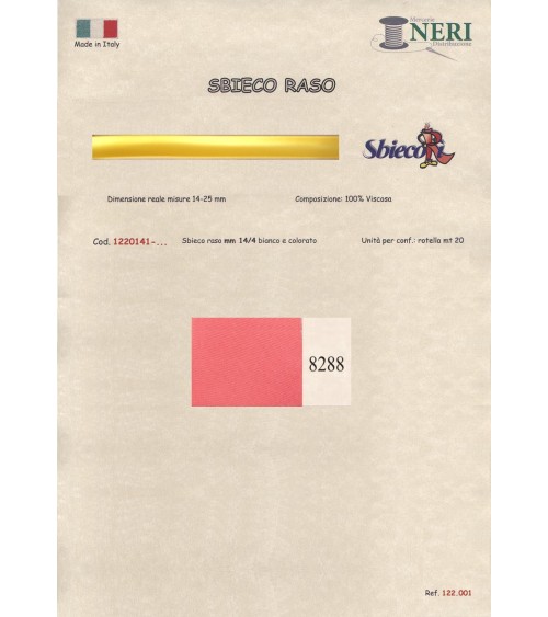 1220141-8288 SBIECO RASO VISCOSA mm14/4 100VI