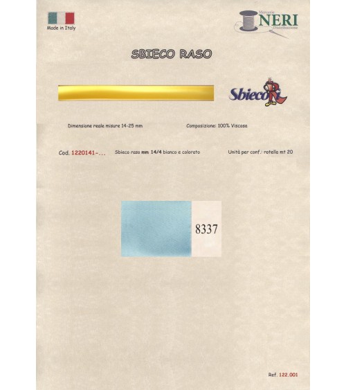 1220141-8337 SBIECO RASO VISCOSA mm14/4 100VI