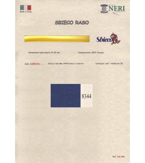 1220141-8344 SBIECO RASO VISCOSA mm14/4 100VI