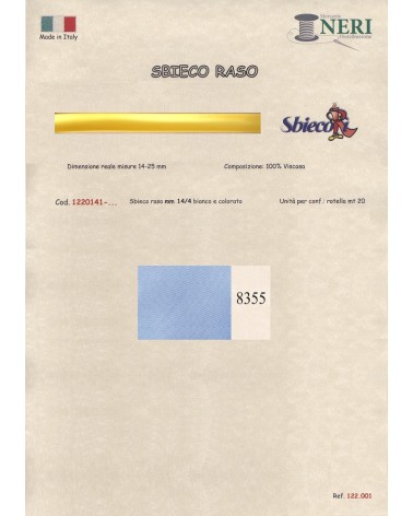 1220141-8355 SBIECO RASO VISCOSA mm14/4 100VI