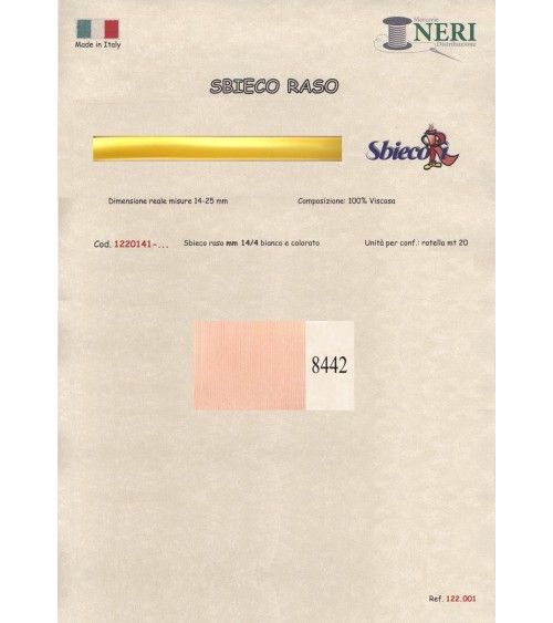1220141-8442 SBIECO RASO VISCOSA mm14/4 100VI