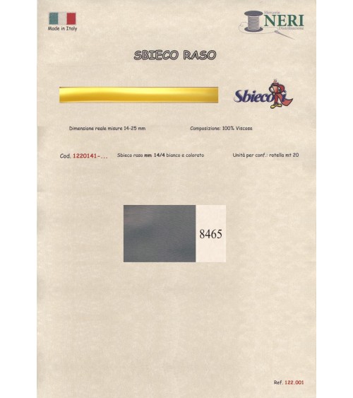 1220141-8465 SBIECO RASO VISCOSA mm14/4 100VI
