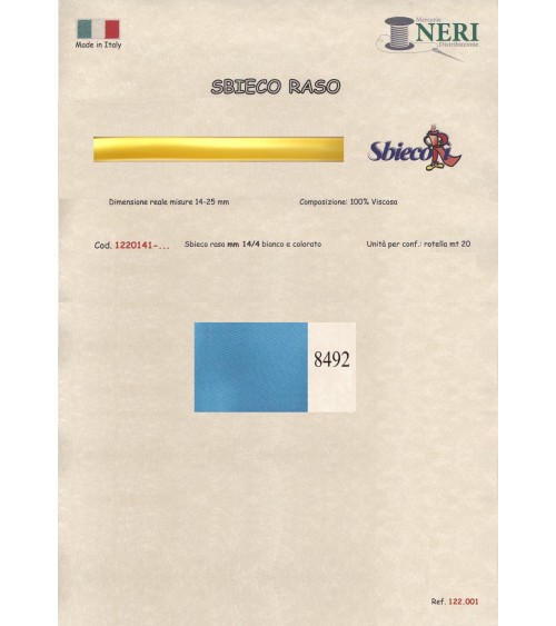 1220141-8492 SBIECO RASO VISCOSA mm14/4 100VI