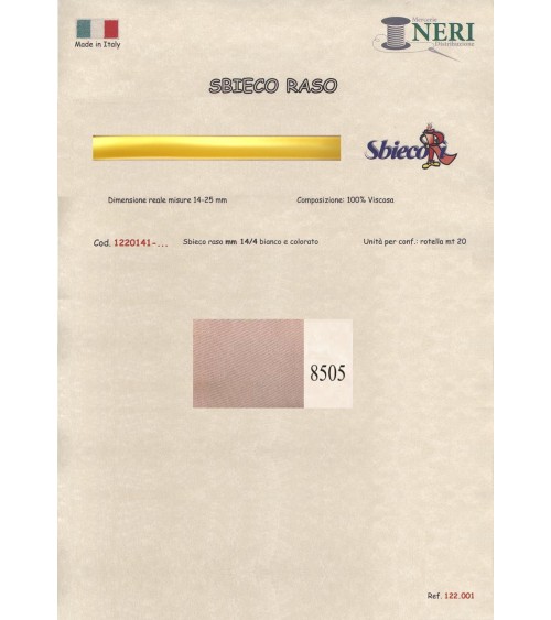 1220141-8505 SBIECO RASO VISCOSA mm14/4 100VI