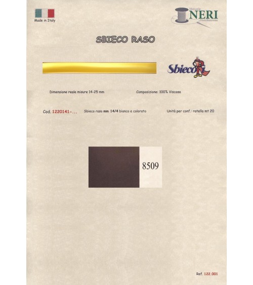 1220141-8509 SBIECO RASO VISCOSA mm14/4 100VI