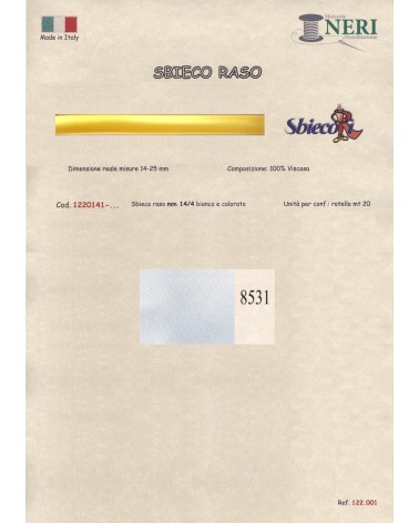 1220141-8531 SBIECO RASO VISCOSA mm14/4 100VI