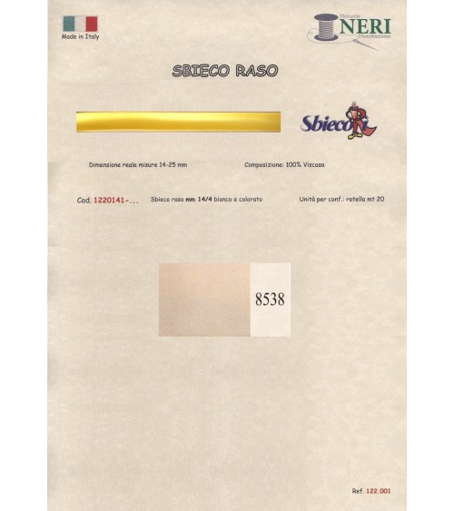 1220141-8538 SBIECO RASO VISCOSA mm14/4 100VI