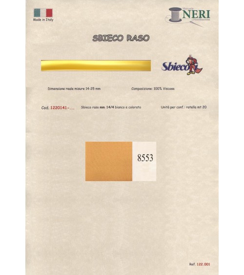 1220141-8553 SBIECO RASO VISCOSA mm14/4 100VI