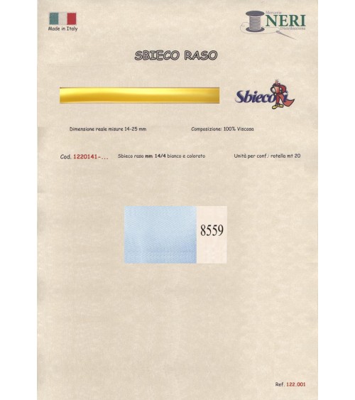 1220141-8559 SBIECO RASO VISCOSA mm14/4 100VI