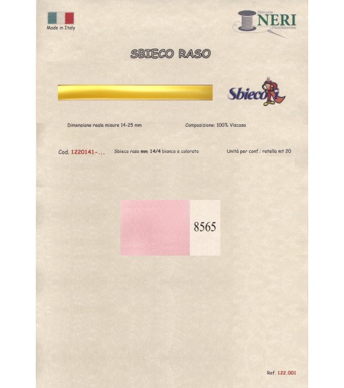 1220141-8565 SBIECO RASO VISCOSA mm14/4 100VI