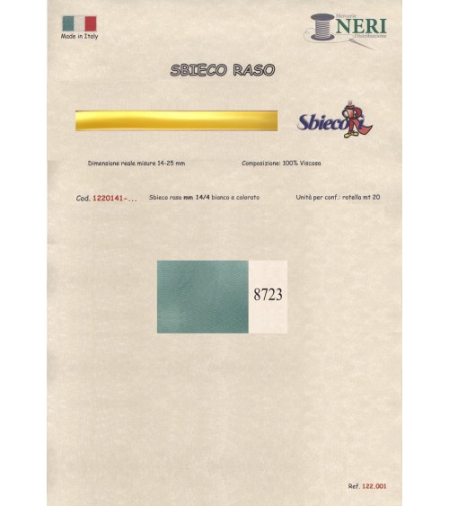 1220141-8723 SBIECO RASO VISCOSA mm14/4 100VI