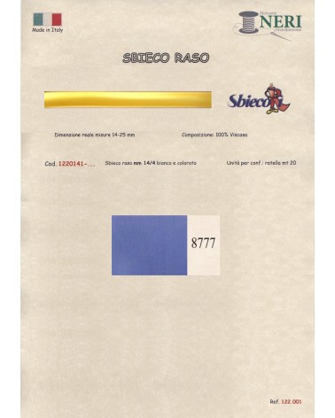 1220141-8777 SBIECO RASO VISCOSA mm14/4 100VI
