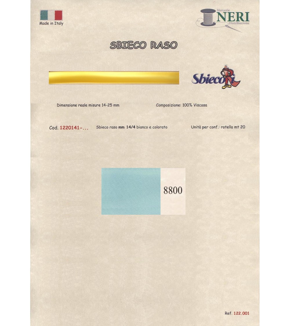 1220141-8800 SBIECO RASO VISCOSA mm14/4 100VI