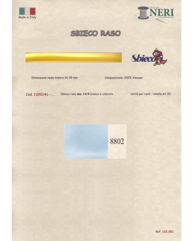 1220141-8802 SBIECO RASO VISCOSA mm14/4 100VI