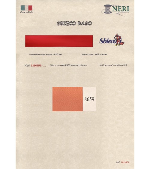 1220251-8659 SBIECO RASO VISCOSA mm25/5 100VI