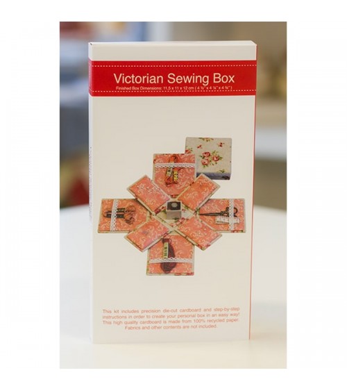 601009 Victorian Sewing Box 11,5x11x12cm
