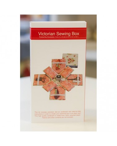 601009 Victorian Sewing Box 11,5x11x12cm