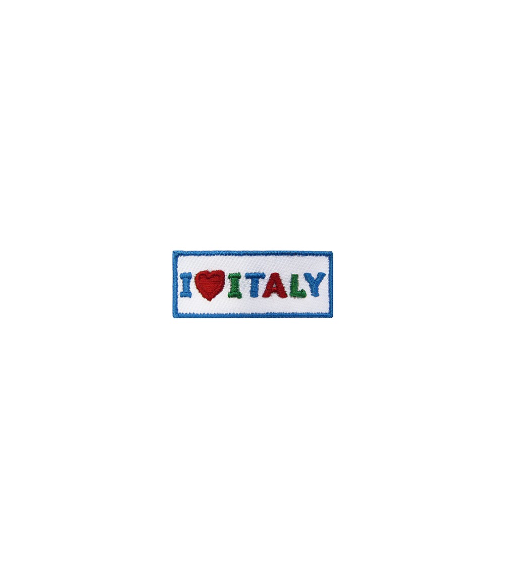 058031-001 APPLICAZ. I LOVE ITALY 45x20