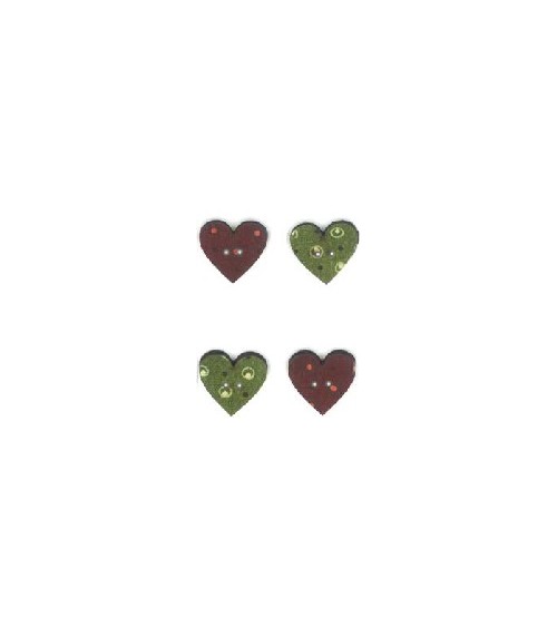 0884564 BOTTONE CUORE x4pz
