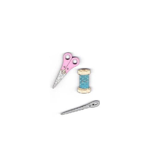 0884620 BOTTONE RICAMO x3pz