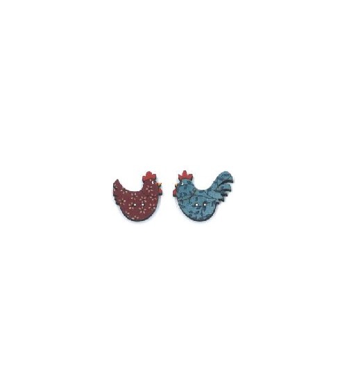 0884625 BOTTONE GALLINE x2pz