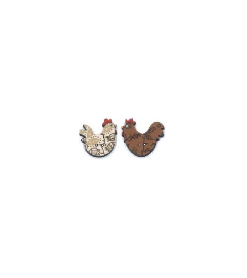 0884626 BOTTONE GALLINE x2pz