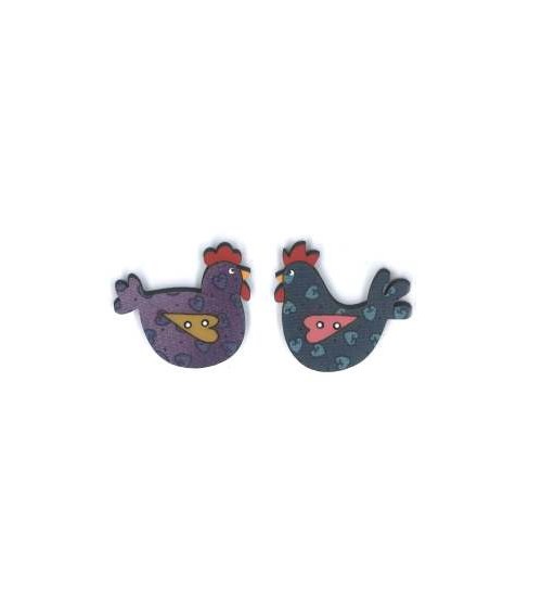 0884632 BOTTONE GALLINE x2pz