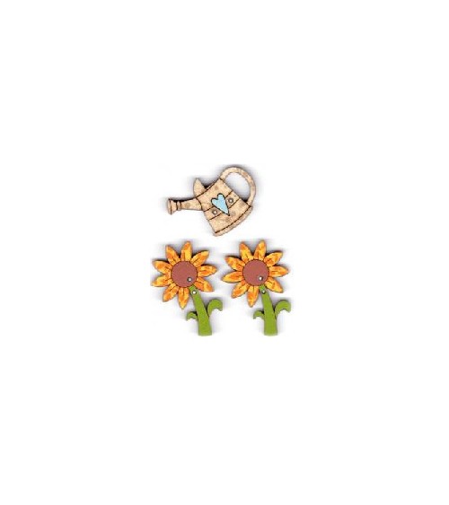 0884685 BOTTONE GIARDINO x3pz