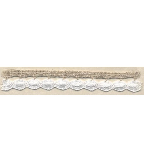 4009251-01 PIZZO M/LINO NAT/BIANCO