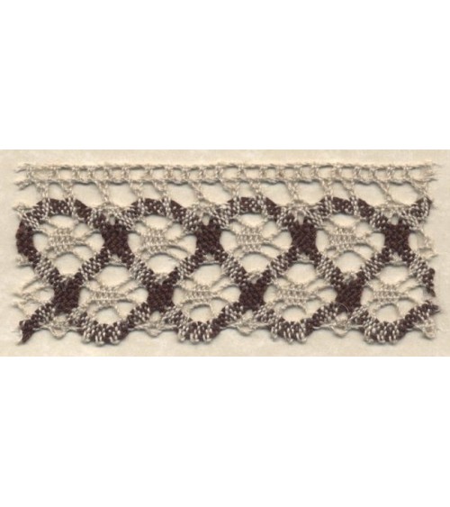4009312-26 PIZZO M/LINO NAT/MARRONE