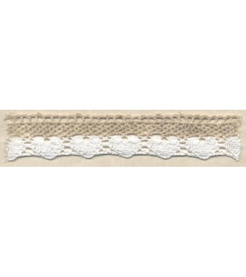 4009575-01 PIZZO M/LINO NAT/BIANCO