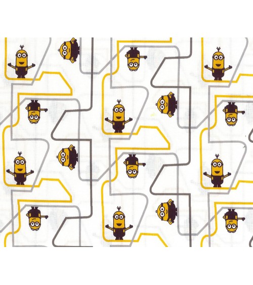3123150-L05 TESSUTO MINIONS DIGIT. H150 100CO