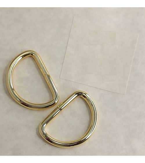 0416120-400 MEZZI ANELLI mm40 filo5 oro