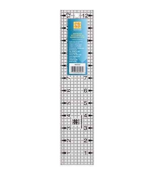 E033 MINI RULER 2.5'' X 12.5''