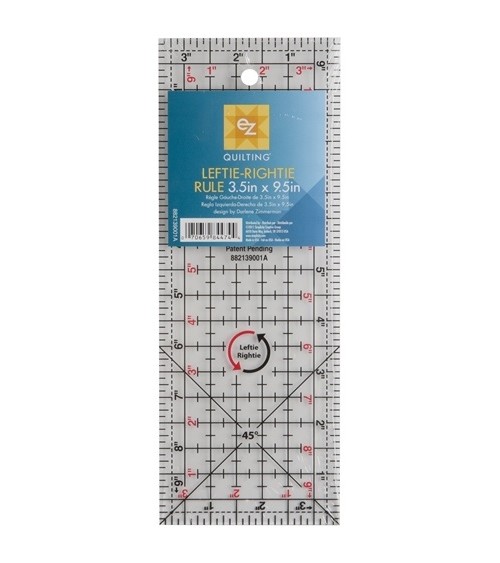 E034 LEFTIE RIGHTIE 3.5'' X 9.5'' RULER**