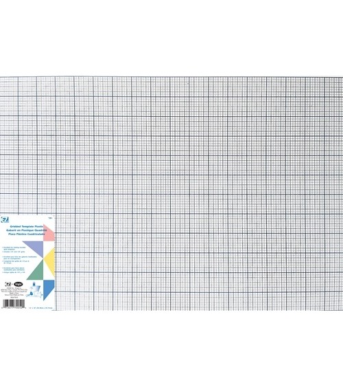 E089 12'' x 18'' GRIDDED TEMPLATE PLSTC