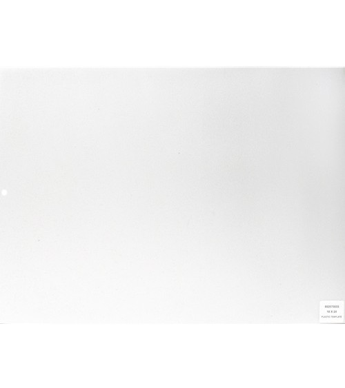 E091 TEMPLATE PLASTIC 18'' x 24''