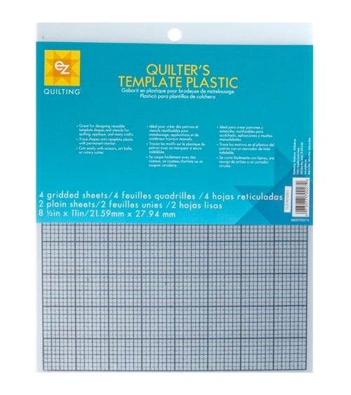 E092 PLASTIC TEMPLATE MULTI PACK (6 SHTS)**