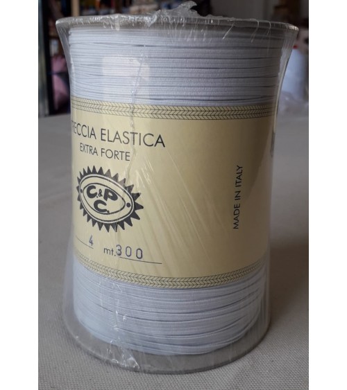 1007704-01 TRECCIA ELAST mis.4 Bco 60PL 40EL