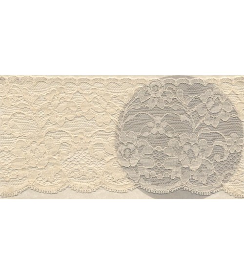 4051201-10 Pizzo Sintetico h.cm.8,5 Beige