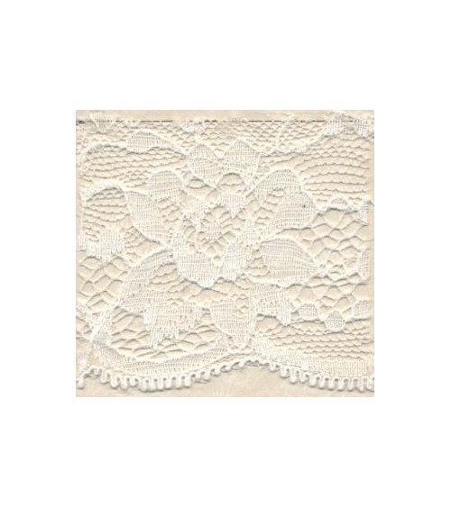 4051202-03 Pizzo Sintetico h.cm.8,5 Avorio