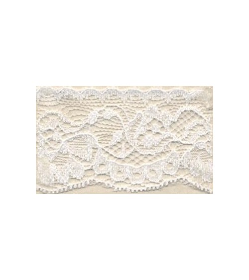 4051203-01 Pizzo Sintetico h.cm.3,5 B.co
