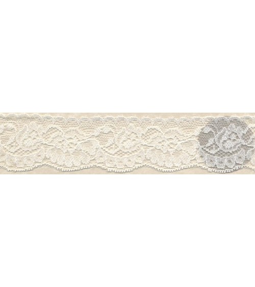 4051204-03 Pizzo Sintetico h.cm.3,5 Avorio