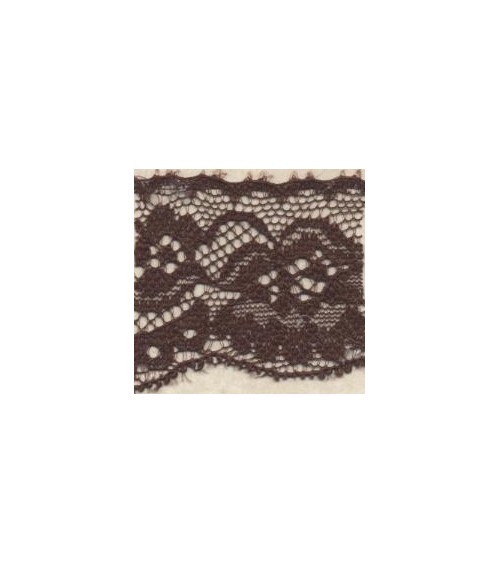 4051204-24 Pizzo Sintetico h.cm.3,5 Marrone