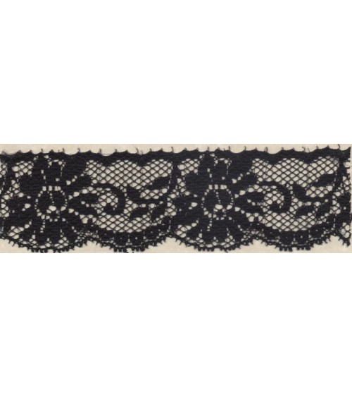 4051211-02 Pizzo sintetico h.cm.3,5 Nero