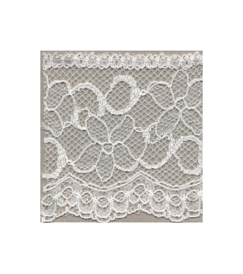 4051214-03 Pizzo sintetico h.cm.6 Avorio