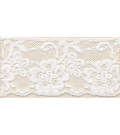 4051411-01 Pizzo Elasticizzato h.cm.7 B.co